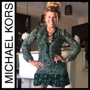 🎈SALE🎈MICHAEL MK Paisley Tunic Dress